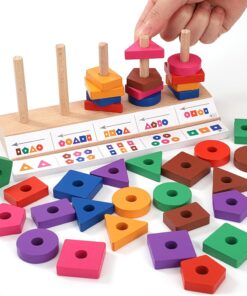 Jucărie educativă, sortator de forme geometrice si joc de asociere, 3 ani