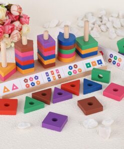 Alternative view of Jucărie educativă, sortator de forme geometrice si joc de asociere, 3 ani