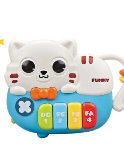 Jucarie muzicala bebelusi cu pian, Pisicuta, 18 luni+