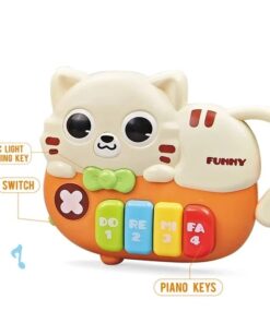 Alternative view of Jucarie muzicala bebelusi cu pian, Pisicuta, 18 luni+