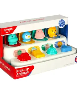 Alternative view of Jucărie senzorială pentru dezvoltare motrică și logică, Pop-up- Animale, 18 luni+