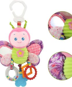 Alternative view of Jucărie senzorială pentru pătuț, cărucior și landou,Fluture, 0 luni+