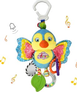 Jucărie senzorială pentru pătuț, cărucior și landou,Pasăre, 0 luni+