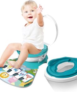 Olita interactiva, cu sunete si 4 in 1 activitati, Turcoaz