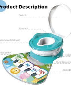 Alternative view of Olita interactiva, cu sunete si 4 in 1 activitati, Turcoaz