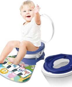 Olita interactiva, cu sunete si 4 in 1 activitati, Albastru