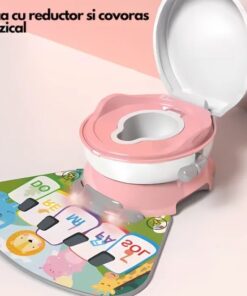 Alternative view of Olita interactiva, cu sunete si 4 in 1 activitati, roz