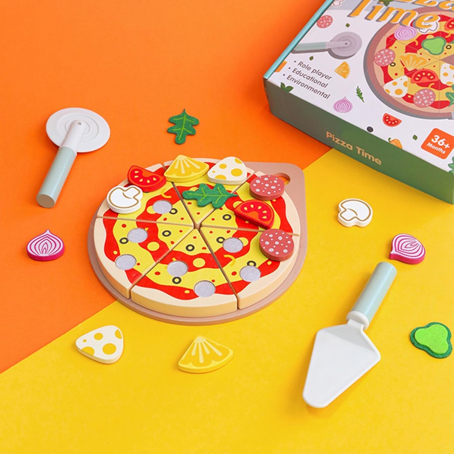 Pizza de feliat - accesoriu Bucatarie copii, 3 ani - imagine 2