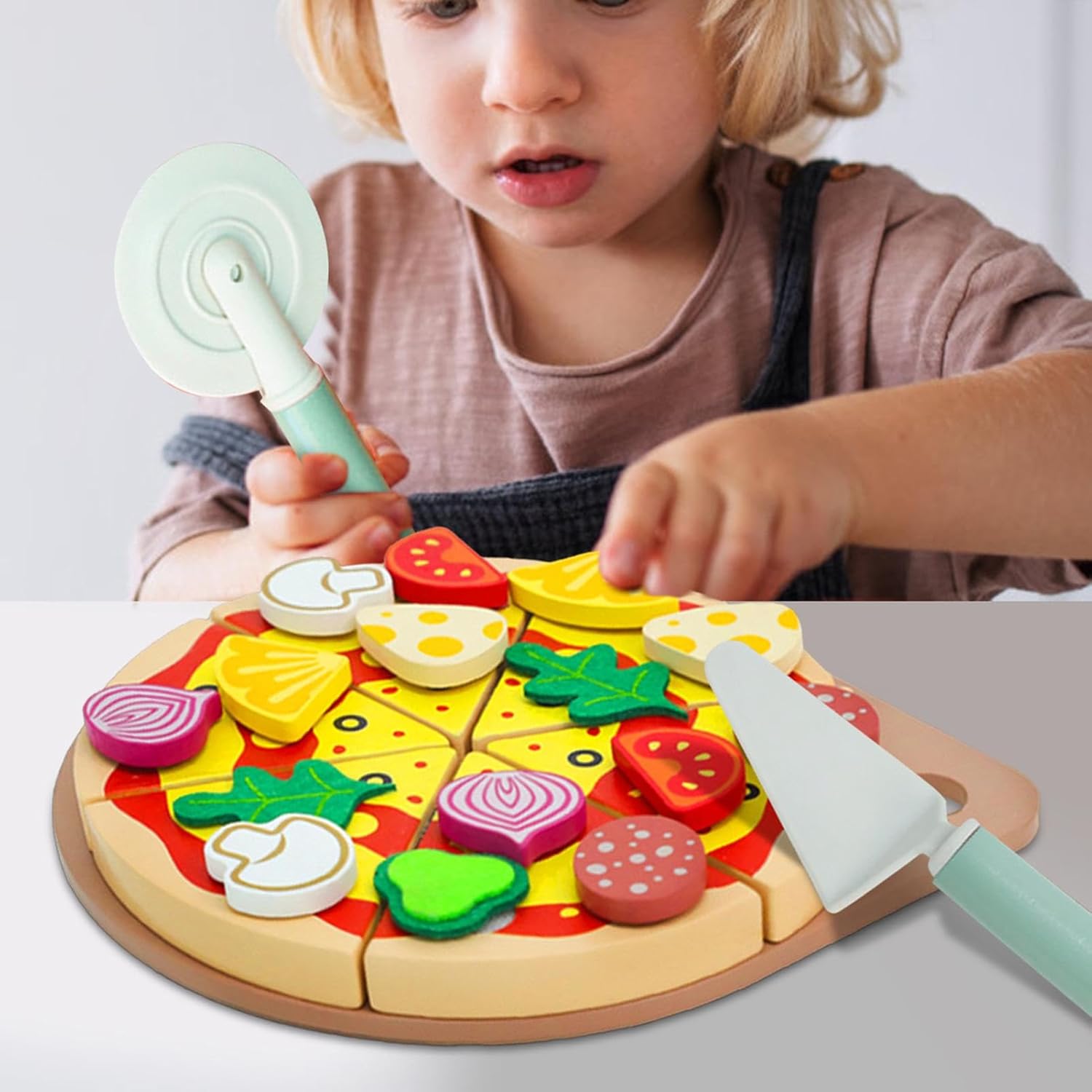 Pizza de feliat - accesoriu Bucatarie copii, 3 ani - imagine 3