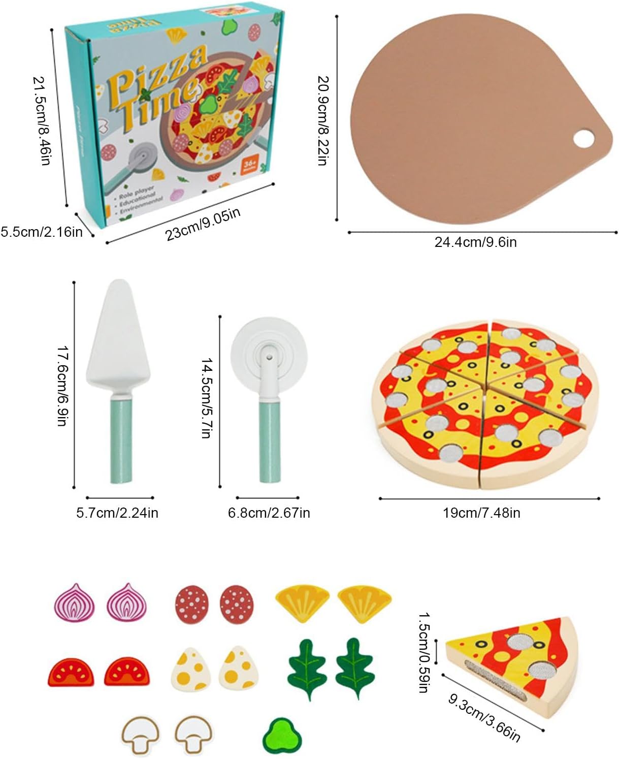 Pizza de feliat - accesoriu Bucatarie copii, 3 ani - imagine 4
