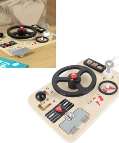 Alternative view of Placa senzoriala cu activitati Montessori - Busy Board, Onshine, 3 ani+