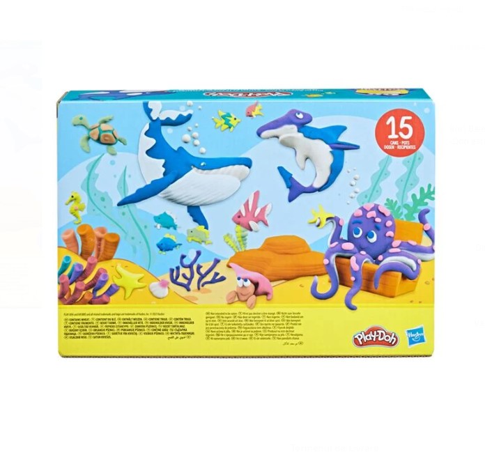 Set Plastilina DOH 15 Culori Hasbro, 3 ani + 01