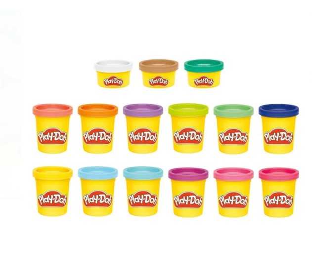 Set Plastilina DOH 15 Culori Hasbro, 3 ani + 01
