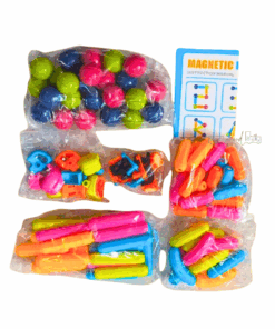 Alternative view of Set de constructie 3D, magnetic, 58 magneti, 3 ani +, VEHICULE