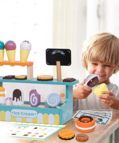 Alternative view of Stand de inghetata din lemn, 31 cm, 3 ani