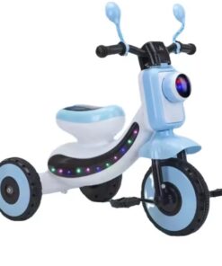 Tricicleta cu lumini, sunete, Ajustabila, 1-7 ani, Albastru