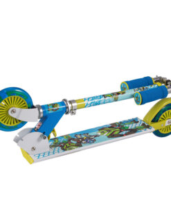 Alternative view of Trotinetă pliabilă metalica cu 2 roți cu lumini, pentru copii 3-8 ani+, Albastru