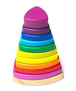 Turn piramida, puzzle senzorial, 15 cm