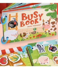 Alternative view of Carte cu stickere reutilizabile, Busy Book, Animale domestice, 3ani+