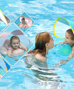 Alternative view of Colac multifunctional cu parasolar si centuri, 2-6 ani, Albastru