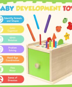 Alternative view of Cutia permanentei, joc multifunctional de sortare, 18 luni+