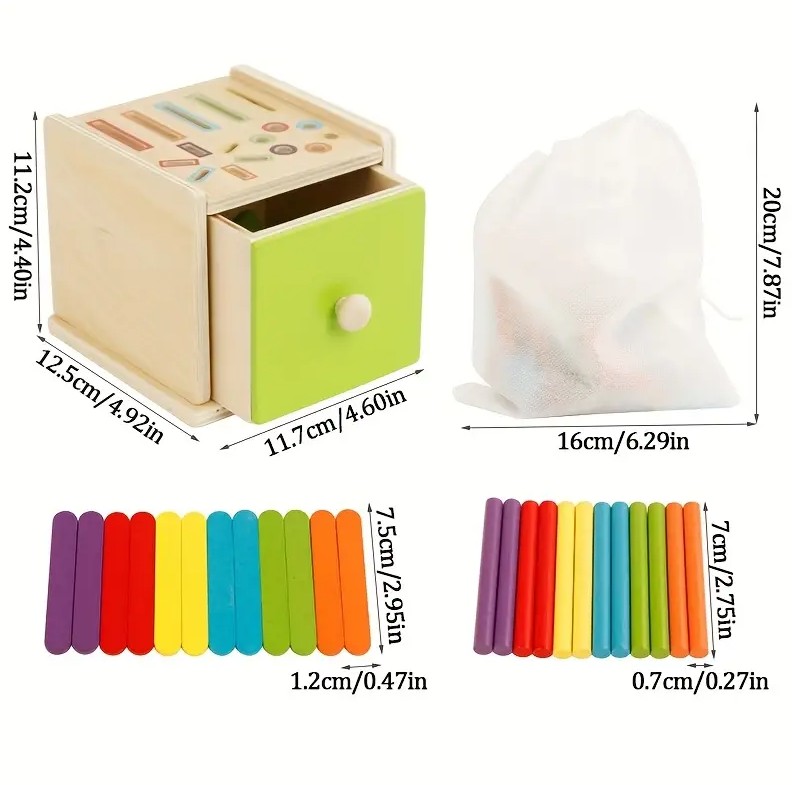 Cutia permanentei, joc multifunctional de sortare, 18 luni+ - imagine 10