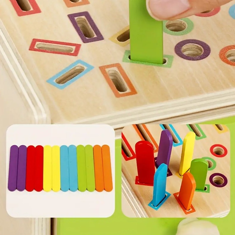 Cutia permanentei, joc multifunctional de sortare, 18 luni+ - imagine 11