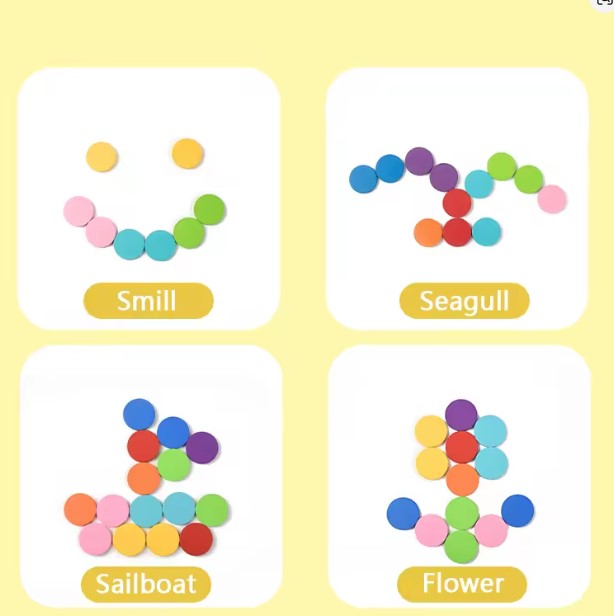 Joc de sortare și asociere culori Montessori, 3 ani+ - imagine 6