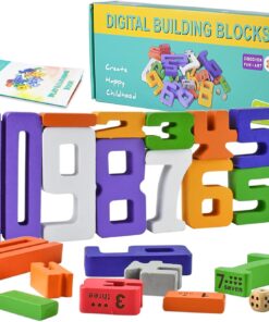 Joc educativ matematica, set de constructii si joc de echilibru, 3 ani