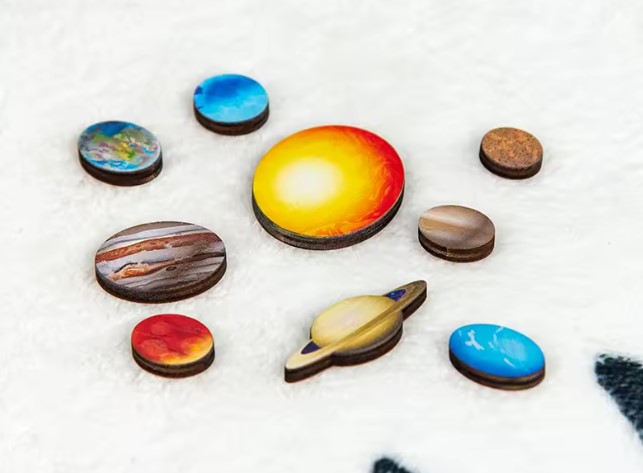 Joc educativ, puzzle Sistemul Solar - imagine 4