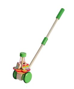 Jucarie de impins ajustabila, Verde, 18 luni+
