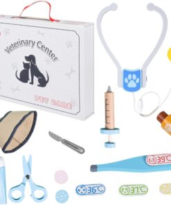 Alternative view of Jucarie educativa, Trusa medic veterinar din lemn, 22 piese, 3 ani