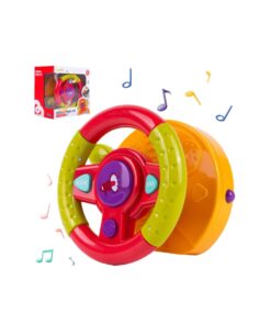 Jucarie interactiva 2 in 1  pentru bebelusi, Volan, 18 luni+