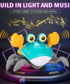 Alternative view of Jucarie interactiva bebelusi cu sunete si lumini, Crab muzical