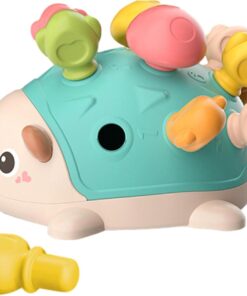 Jucarie senzoriala si motrica, Arici, 18 luni+, Albastru