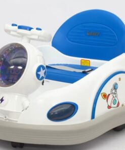Masinuta Electrica pentru Copii cu 3 Roti, 6V, 2-4 ani, rotire 360 grade, Albastru