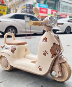 Alternative view of Motociela Electrica pentru Copii cu 3 Roti, 6V 4Ah cu lumina LED muzica, 3-5 ani