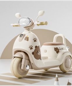 Motociela Electrica pentru Copii cu 3 Roti, 6V 4Ah cu lumina LED muzica, 3-5 ani