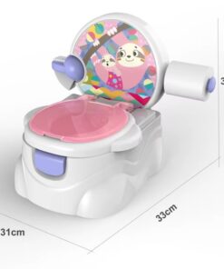 Alternative view of Olita muzicala interactiva, cu sunete si 4 in 1 activitati, Animale, Roz