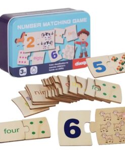 Puzzle educativ – Potrivirea numerelor pentru preșcolari, 3 ani+