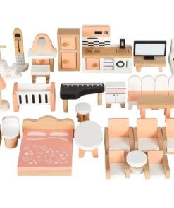 Set 36 piese mobilier casa de papusi, 3 ani