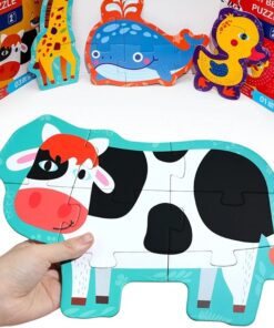Alternative view of Set 6 puzzle-uri cu animale de la ferma, 2 ani+