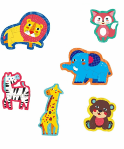 Alternative view of Set 6 puzzle-uri cu Animale salbatice, 2 ani+