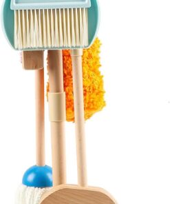 Alternative view of Set de curatenie pentru copii, din lemn, 6 PIESE, 3 ani