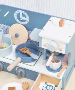 Alternative view of Set de gatit din lemn cu 25 accesorii pentru copii, Bucatarie, 3 ANI