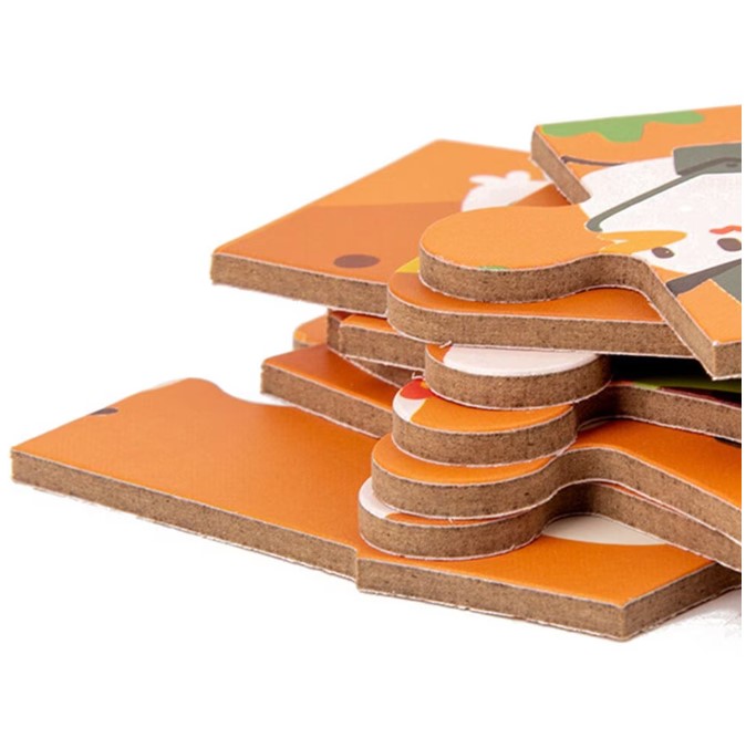 Set puzzle cu piese mari din lemn, 26 litere - imagine 4