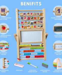 Alternative view of Tabla Multifunctionala de scris si desenat cu abac si alfabet