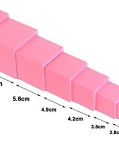 Alternative view of Turnul Roz – Material Montessori senzorial, 3 ani+