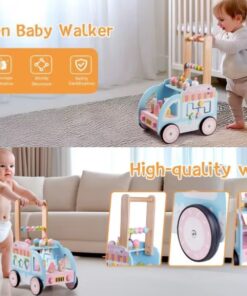 Alternative view of Antepremergator cu activitati de tip Montessori, Carucior inghetata, 12 luni+