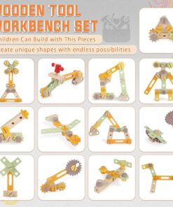 Alternative view of Banc de lucru cu unelte, pentru copii, 37 cm, 3 ani